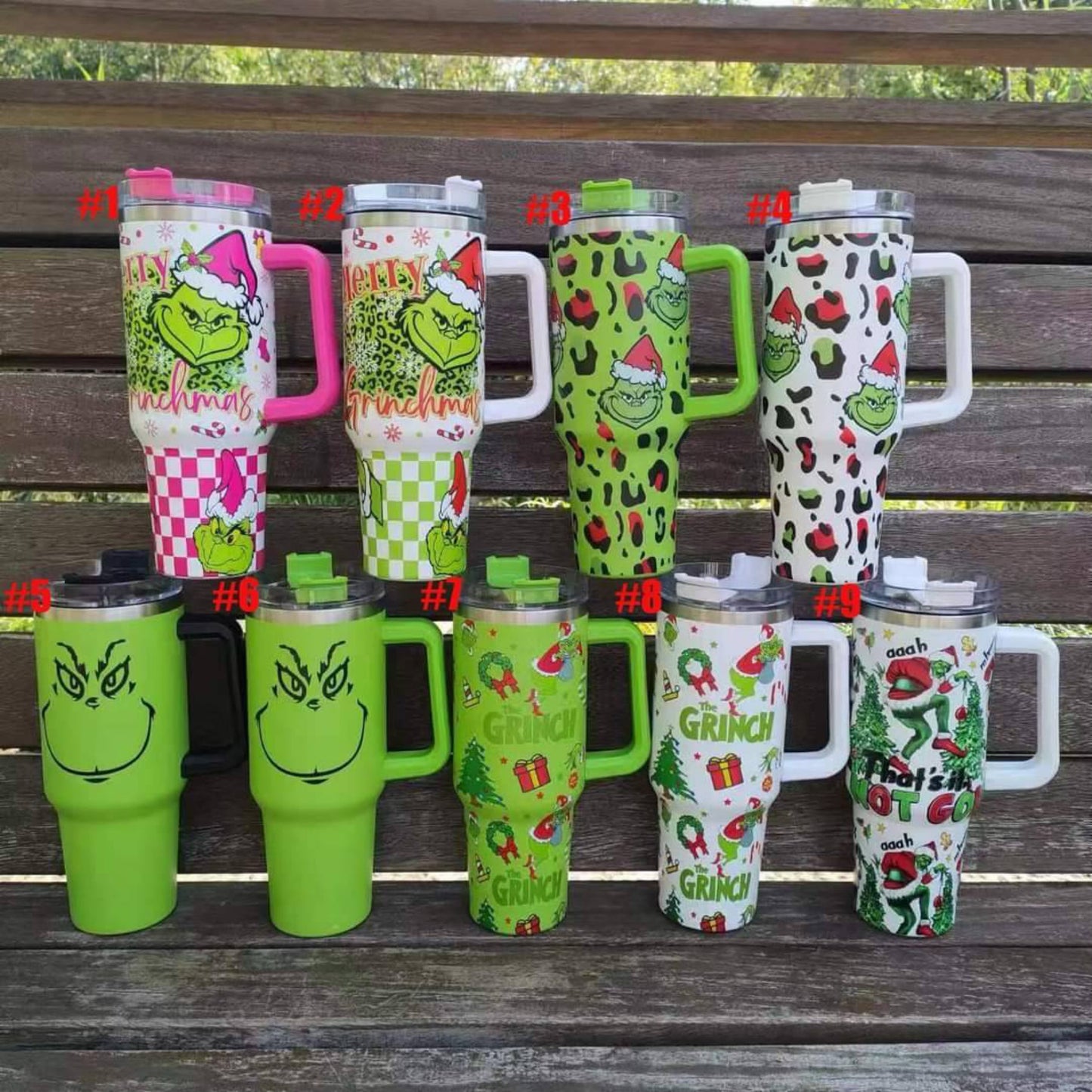 Grinch 40oz Tumblers