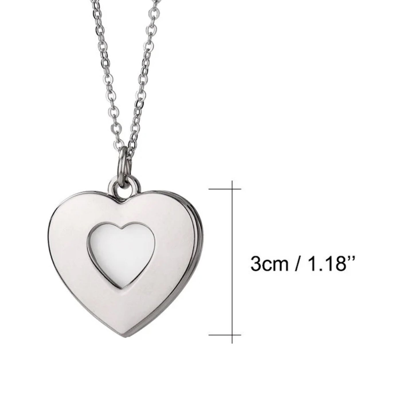 Heart & Circle Necklaces - Carolina Blanks And More LLC