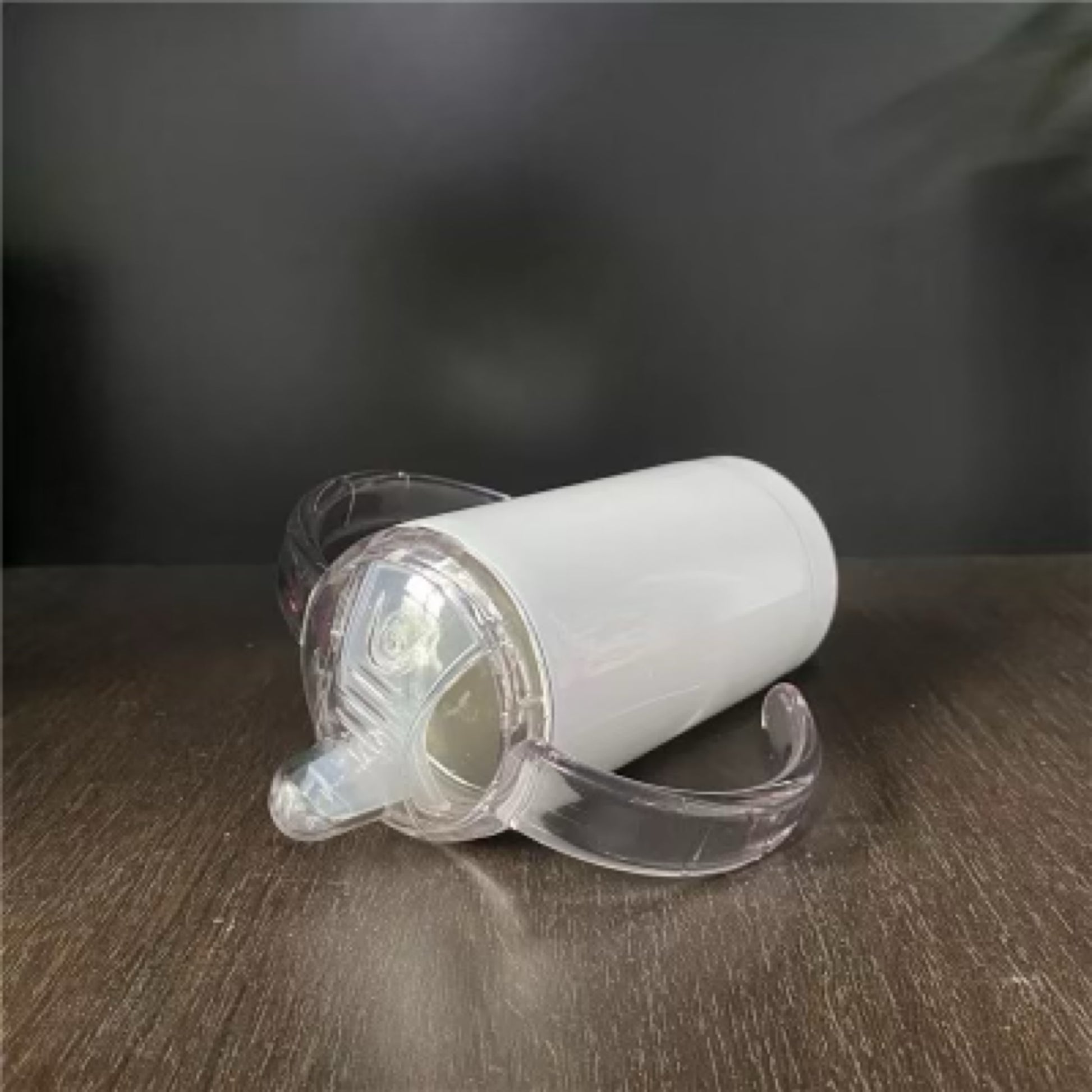 Sippy Cups w/Handles & 2 lids Plain & Shimmer - Carolina Blanks  And More LLC