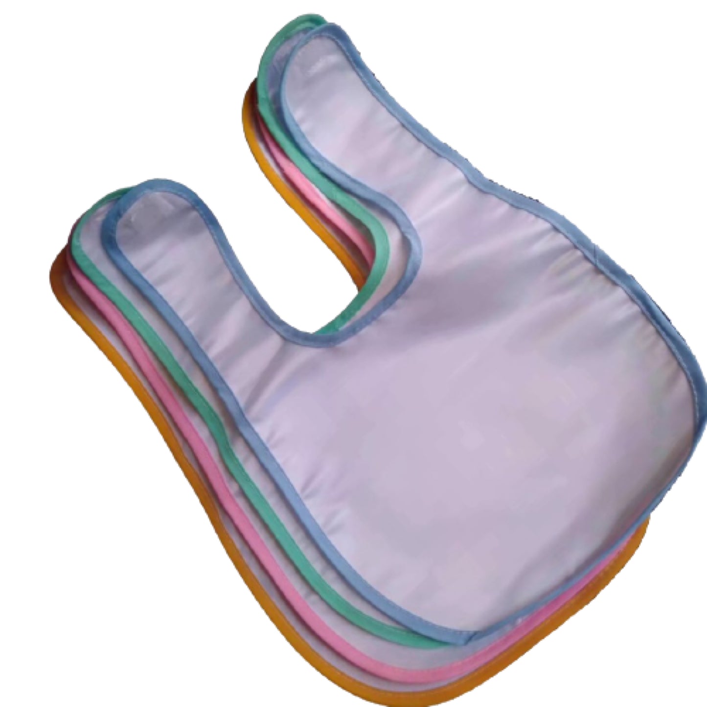 Baby Bib 100% Polyester with Trim - Carolina Blanks And More LLC