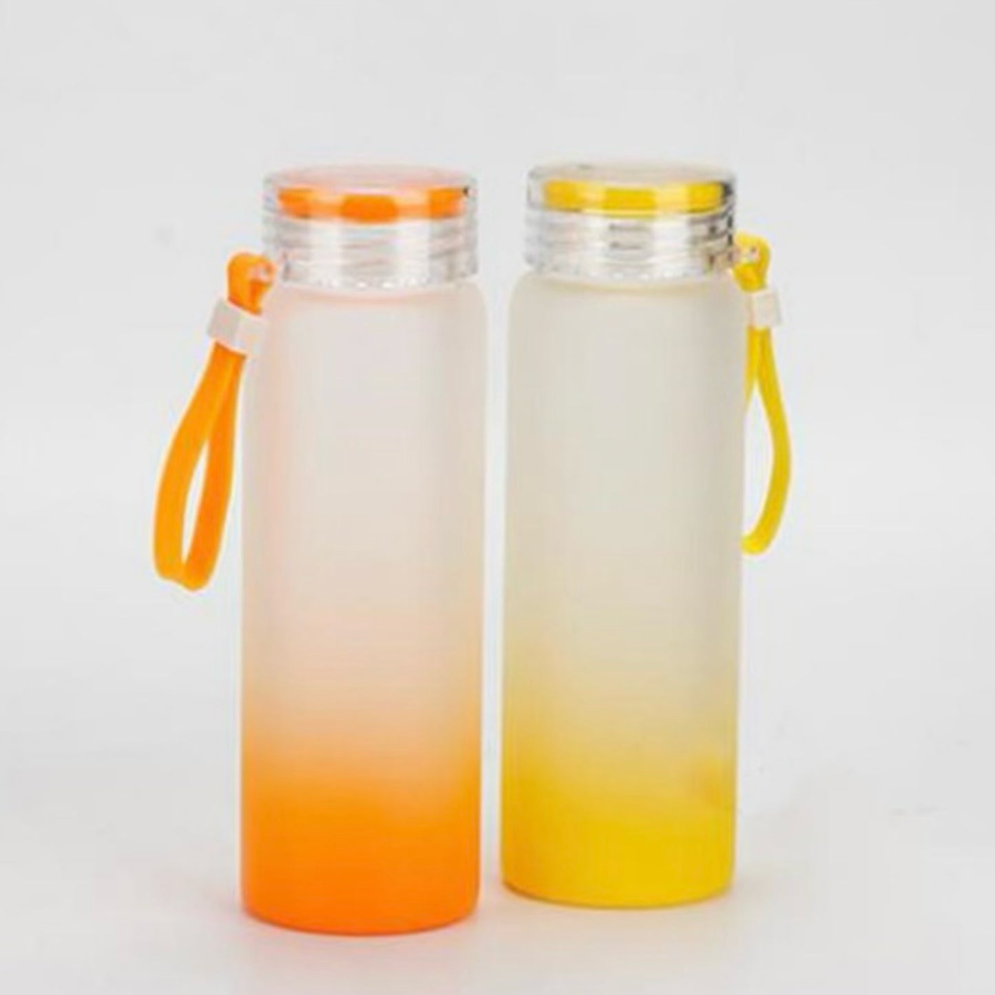 Frosted Water Bottles Glass 16.9oz - Carolina Blanks And More LLC