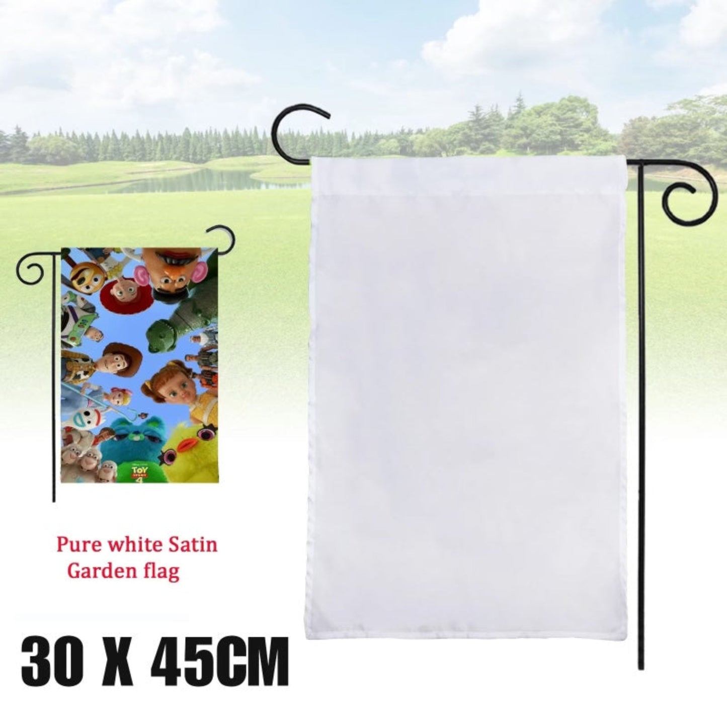Garden Flag 30x45 cm - Carolina Blanks And More LLC