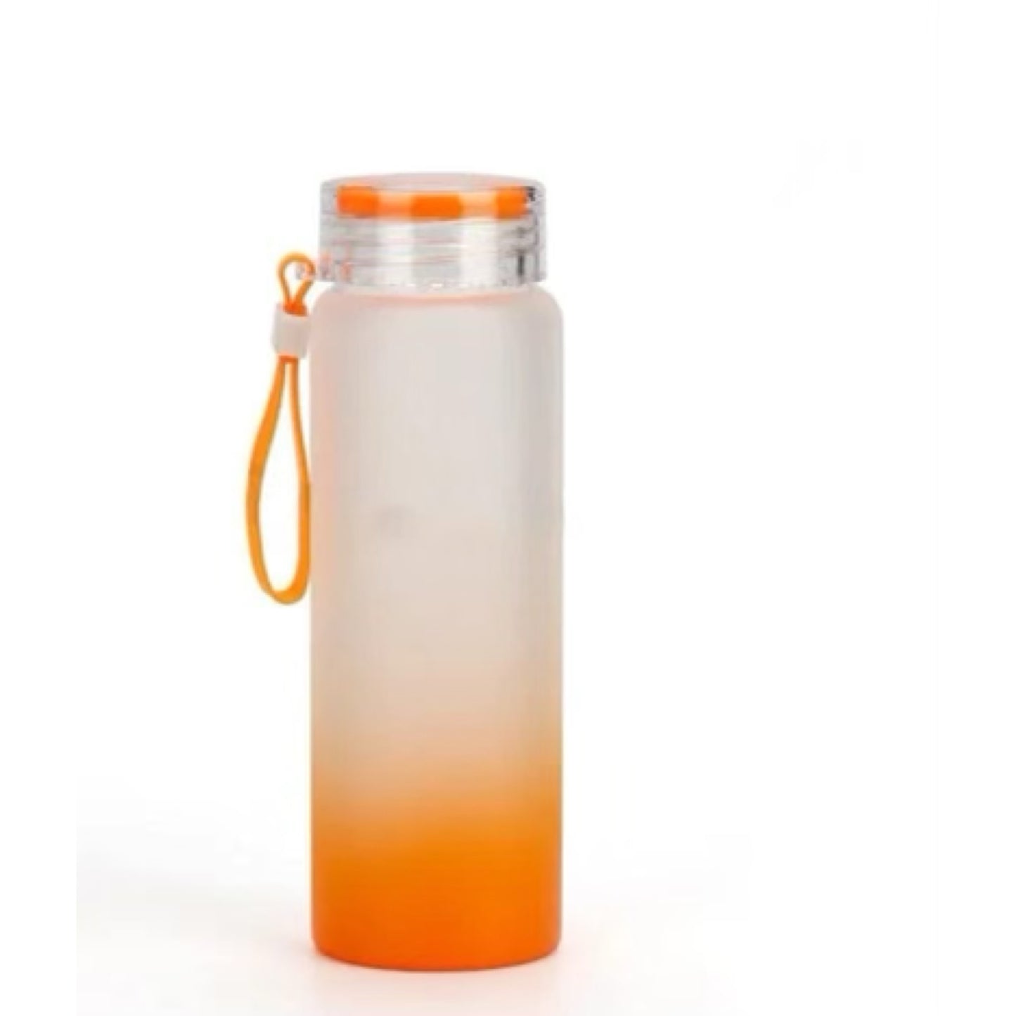 Frosted Water Bottles Glass 16.9oz - Carolina Blanks And More LLC
