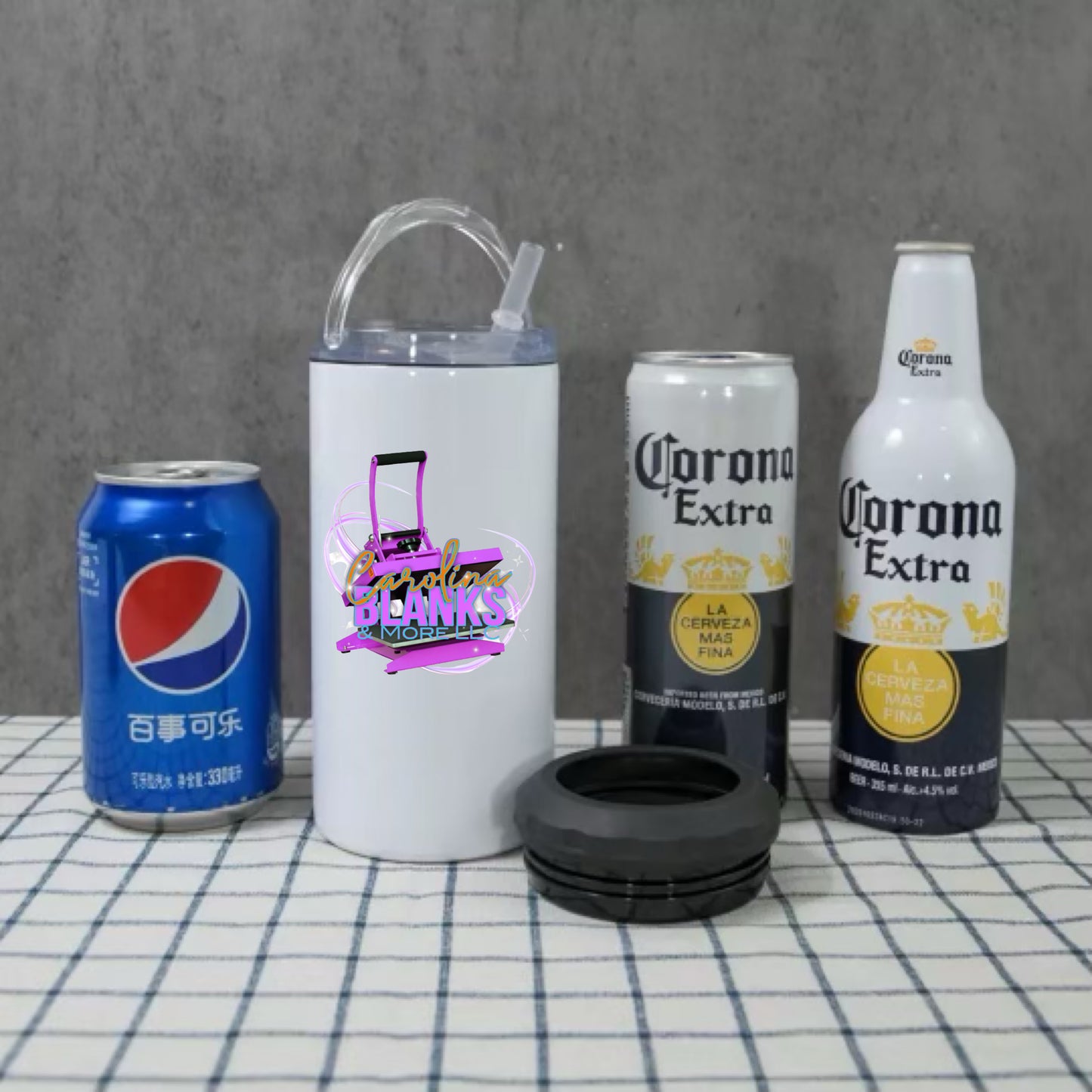 4n1 Can Cooler 16oz Straight Tumbler - Carolina Blanks And More LLC