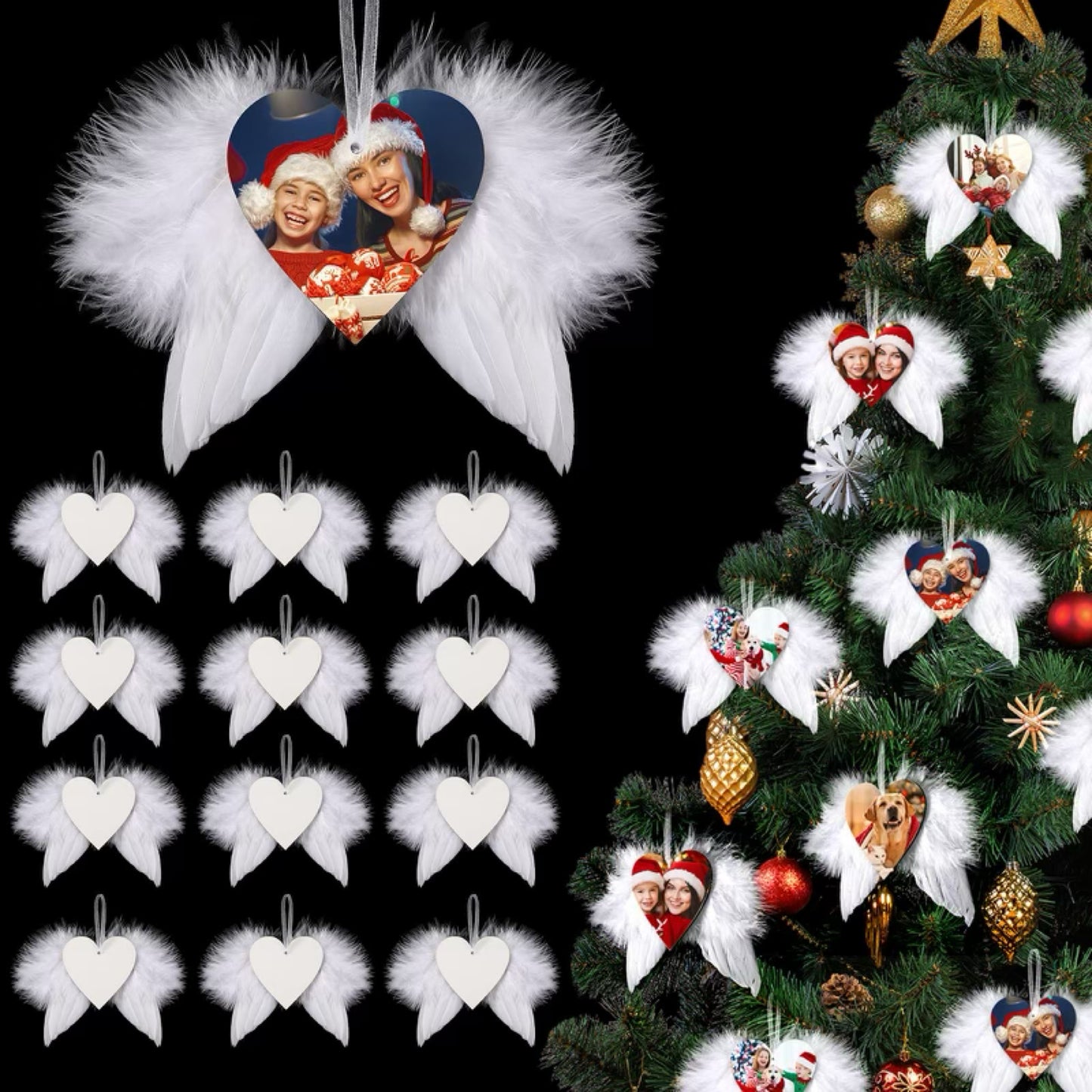 Feathers Ornaments