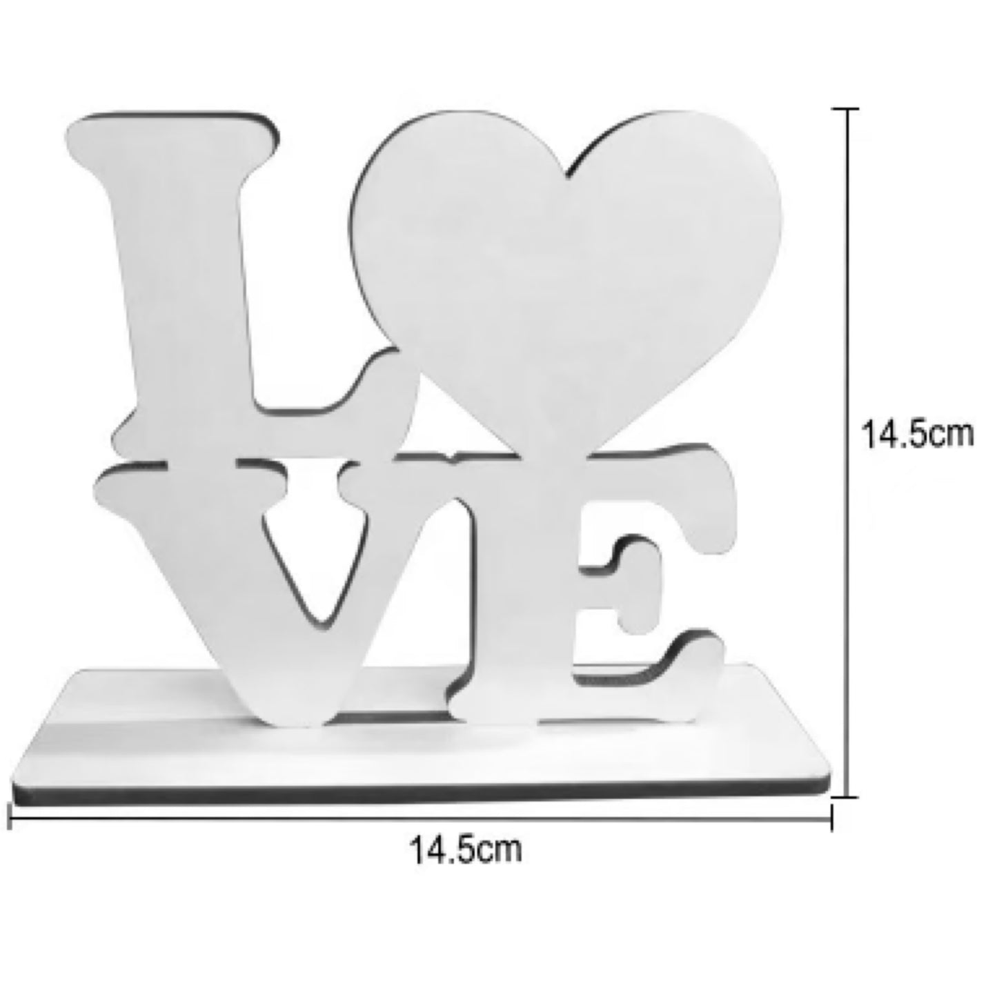 Love Frames With Stand / Love Sign