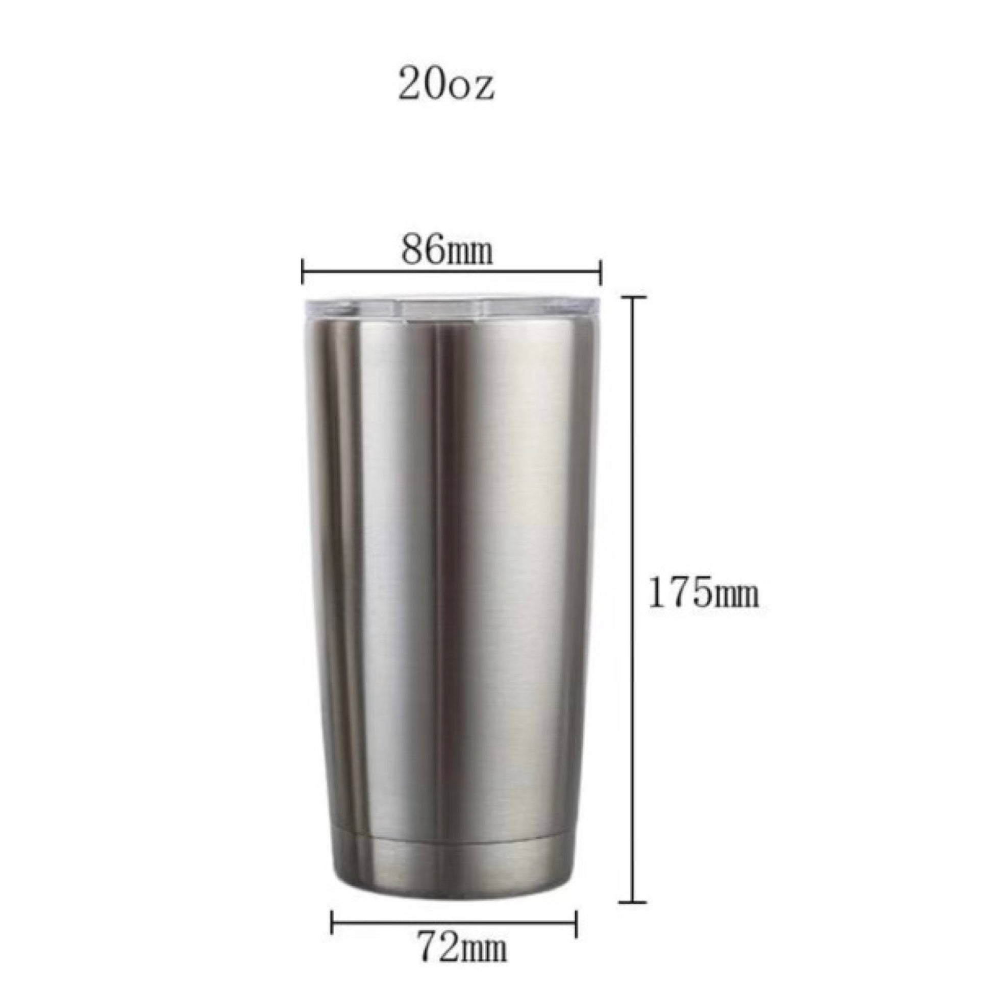 20oz Stainless Steel Tumbler - Carolina Blanks  And More LLC