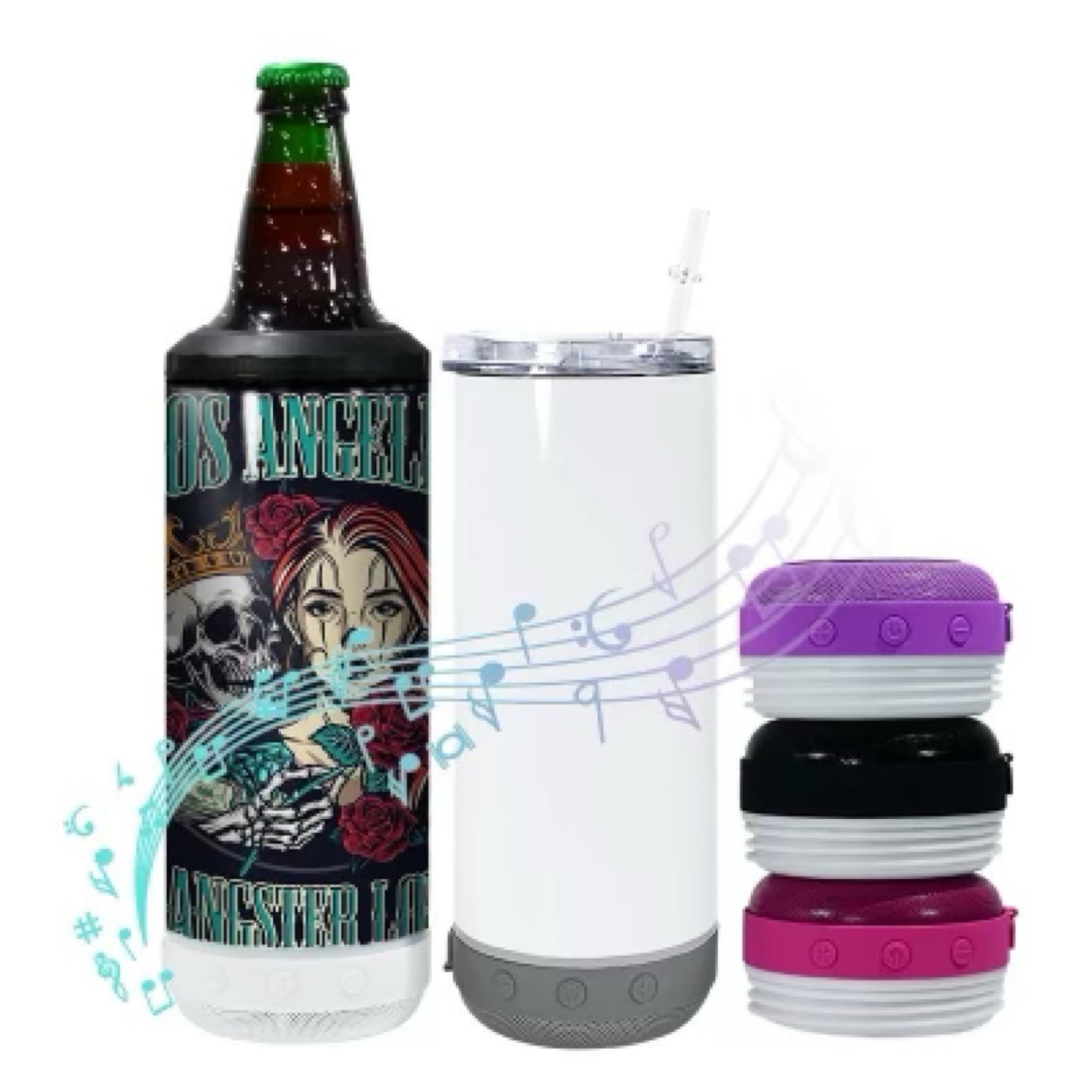 4n1 Bluetooth Speaker Tumblers 16oz - Carolina Blanks And More LLC