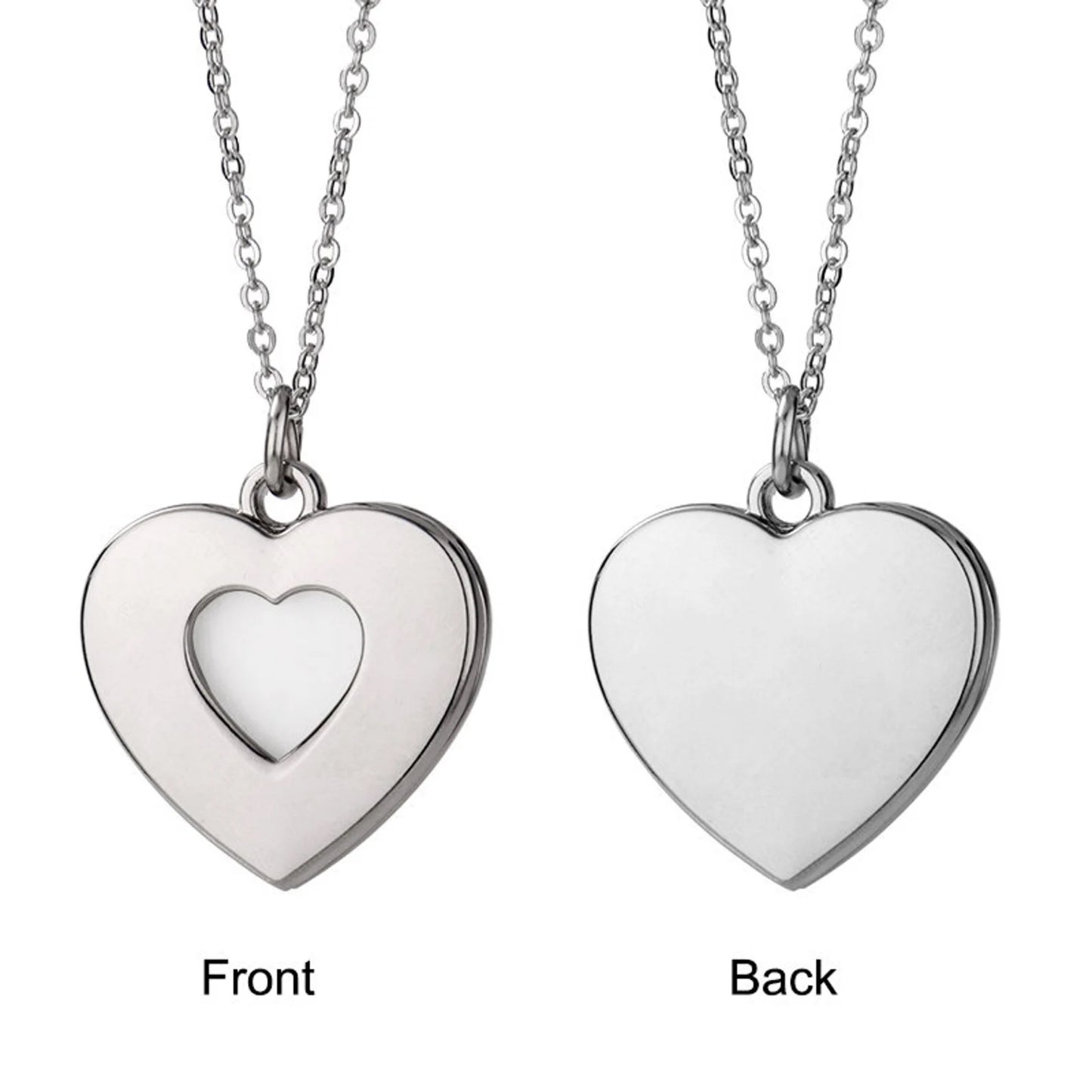 Heart & Circle Necklaces - Carolina Blanks And More LLC