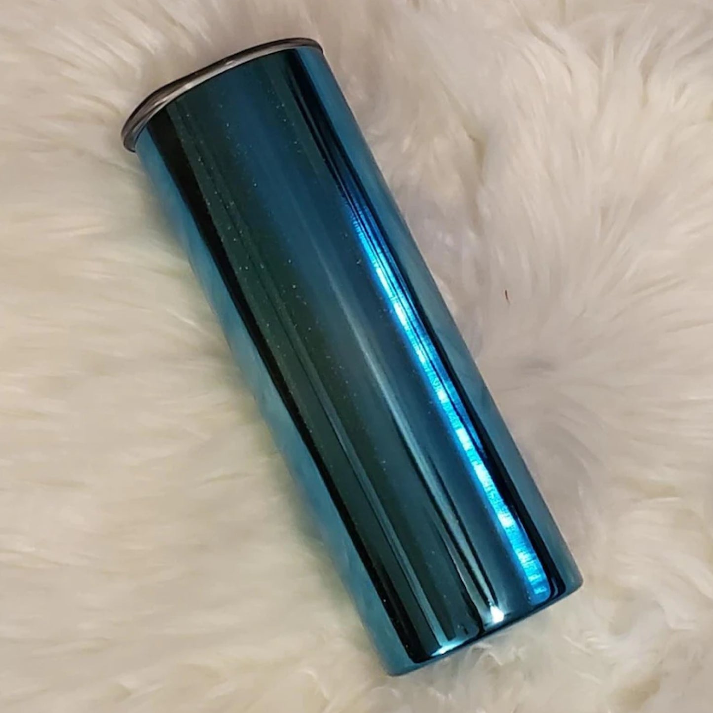 Mirror Holographic Glitter 20oz Straight Tumblers - Carolina Blanks And More LLC