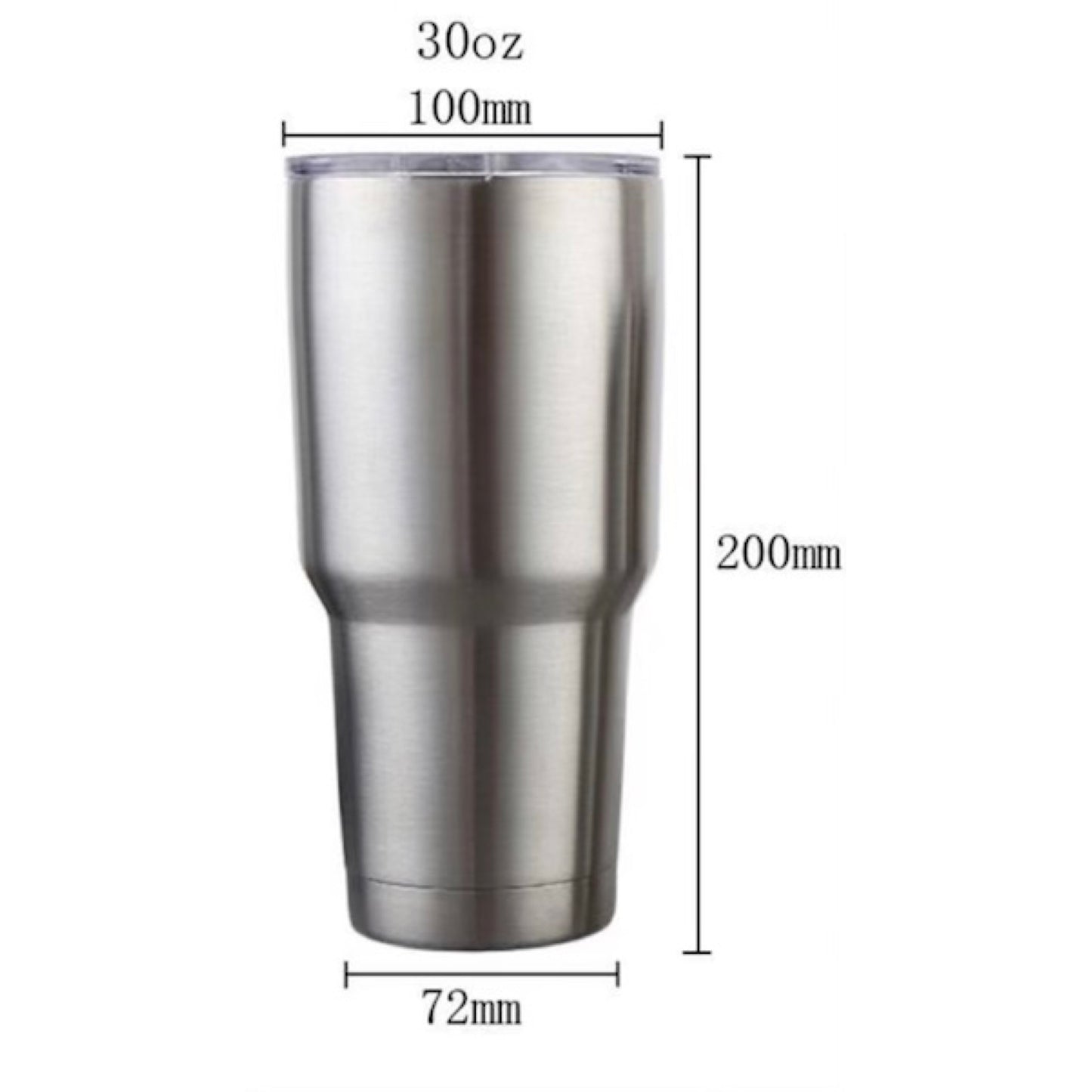 30oz Yeti Style Stainless Steel Tumbler - Carolina Blanks And More LLC