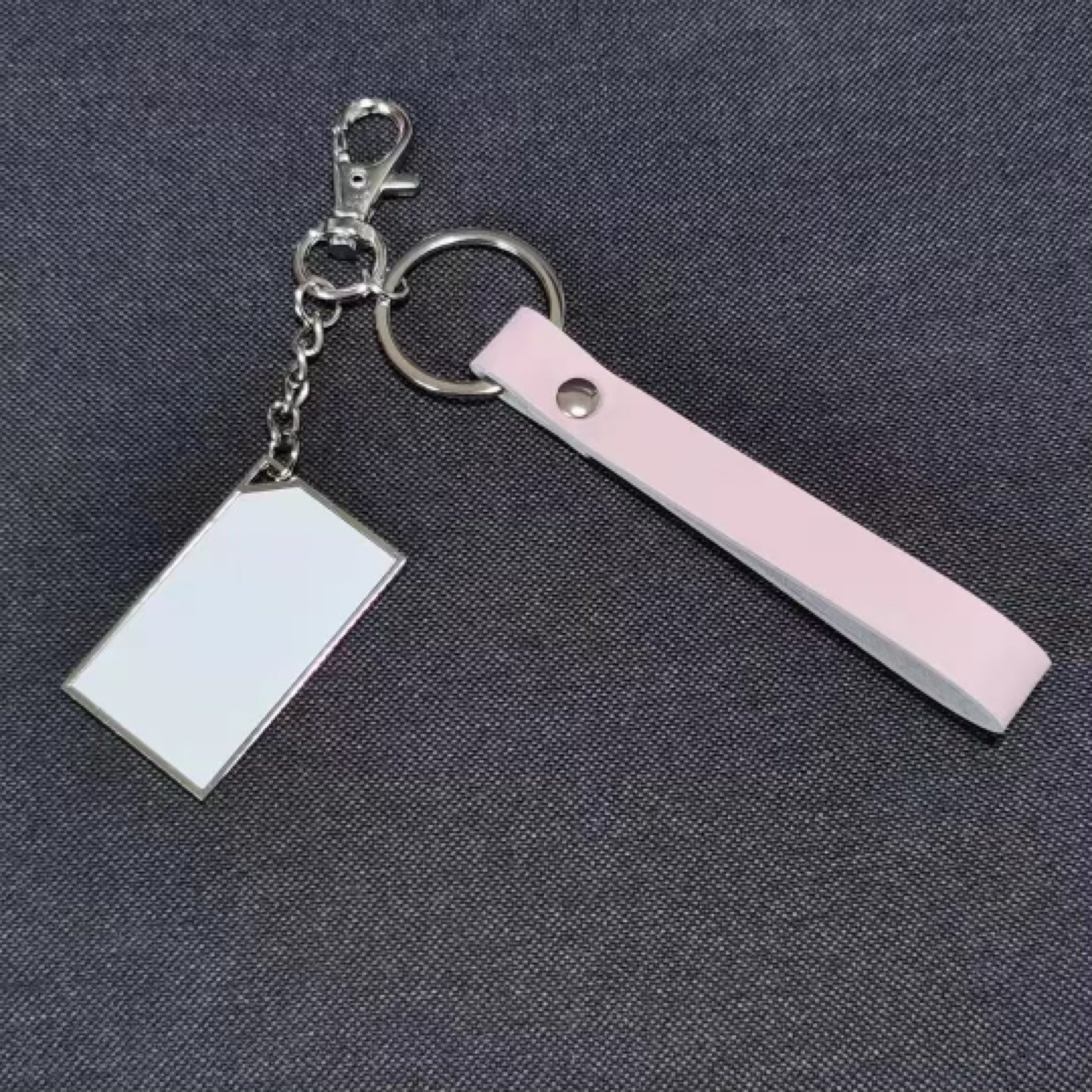 Leather Strap Keychains Double Sided - Carolina Blanks  And More LLC