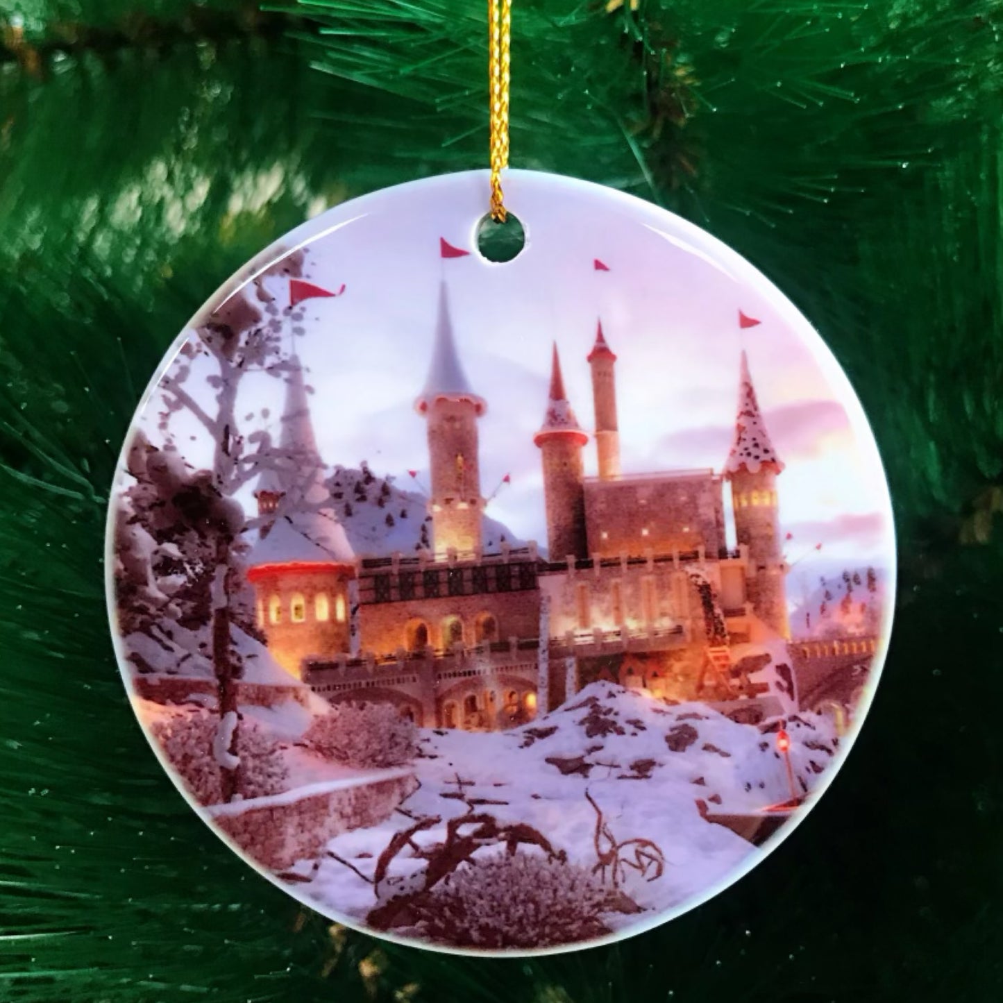 Ceramic Christmas Ornaments 3 inches - Carolina Blanks  And More LLC