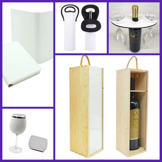 Wine Me Down Bundle - Carolina Blanks  And More LLC