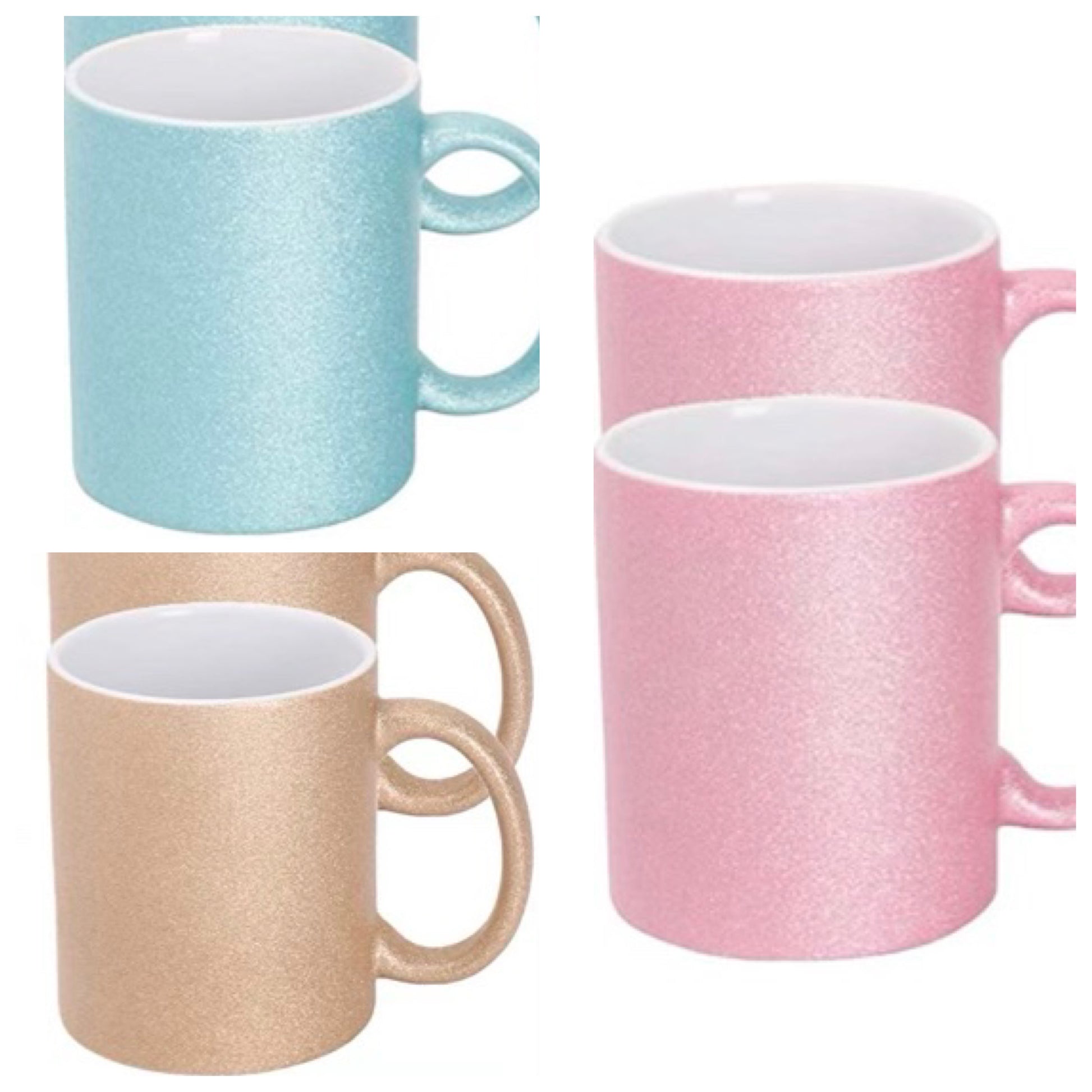 Sparkling 11oz Coffee Mugs - Carolina Blanks  And More LLC
