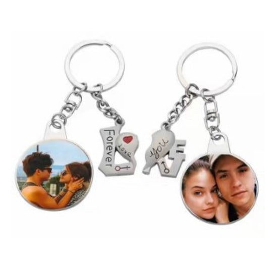 Forever Love  Keychains His & Hers Double Sided - Carolina Blanks  And More LLC