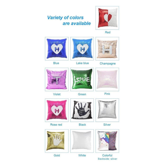 Sequin Pillow Cases - Carolina Blanks  And More LLC
