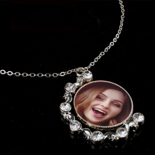 Rhinestone Moon  Necklaces/Pendant - Carolina Blanks  And More LLC