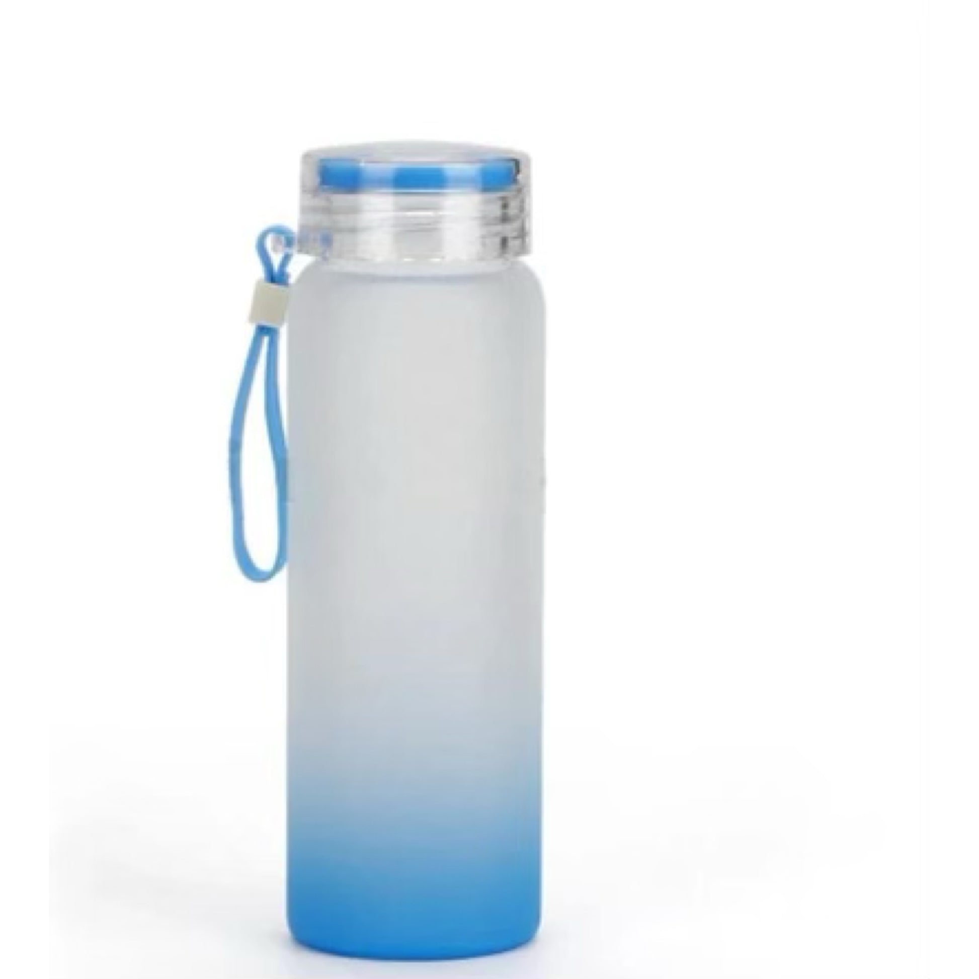 Frosted Water Bottles Glass 16.9oz - Carolina Blanks  And More LLC