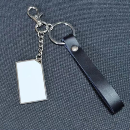 Leather Strap Keychains Double Sided - Carolina Blanks  And More LLC