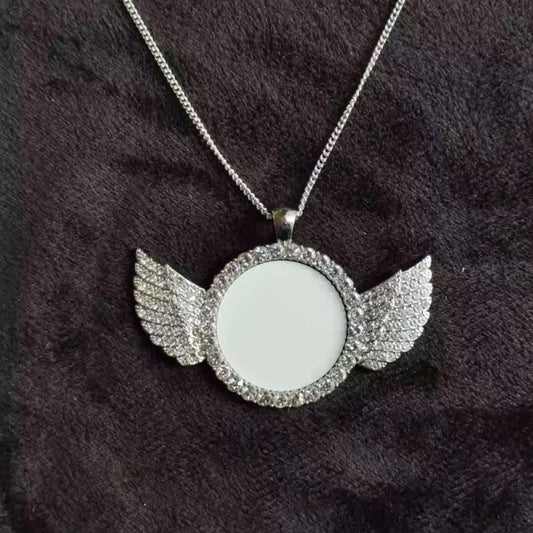 Angel Wing Necklace - Carolina Blanks  And More LLC
