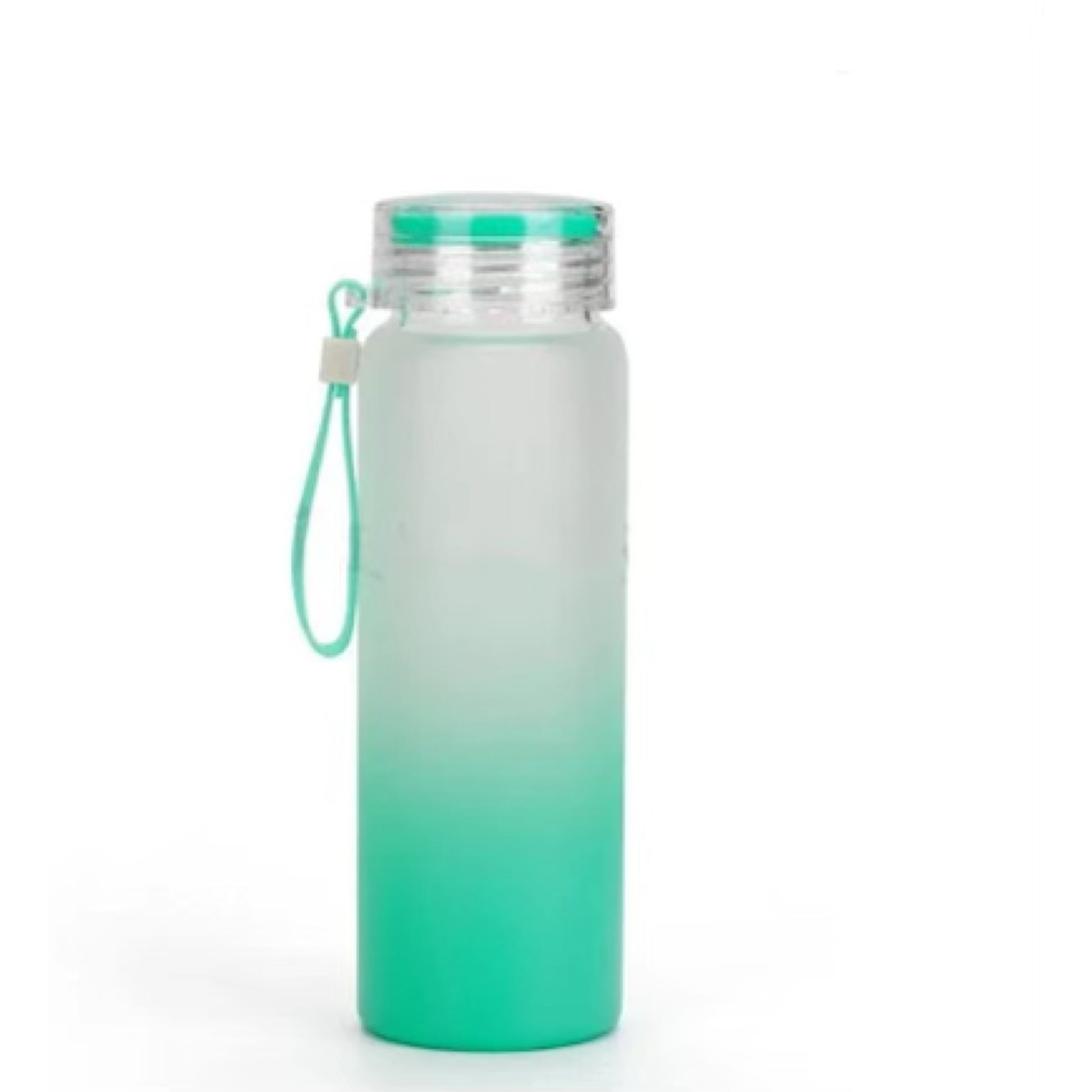 Frosted Water Bottles Glass 16.9oz - Carolina Blanks  And More LLC